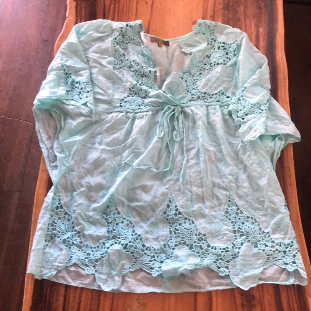 SANTOORI embroidered top